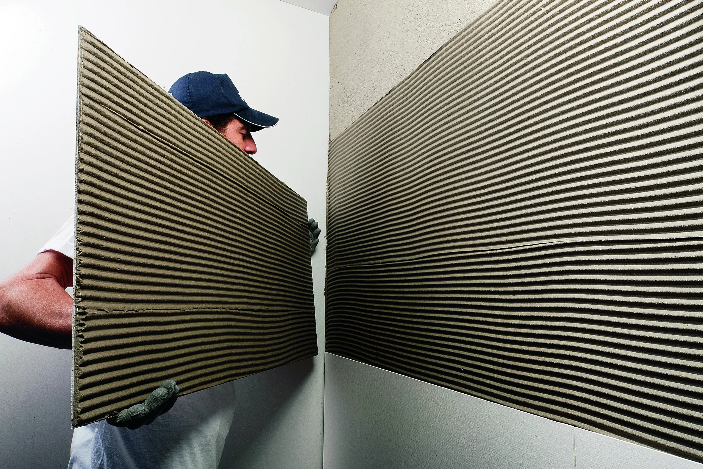 Tile and granite cladding